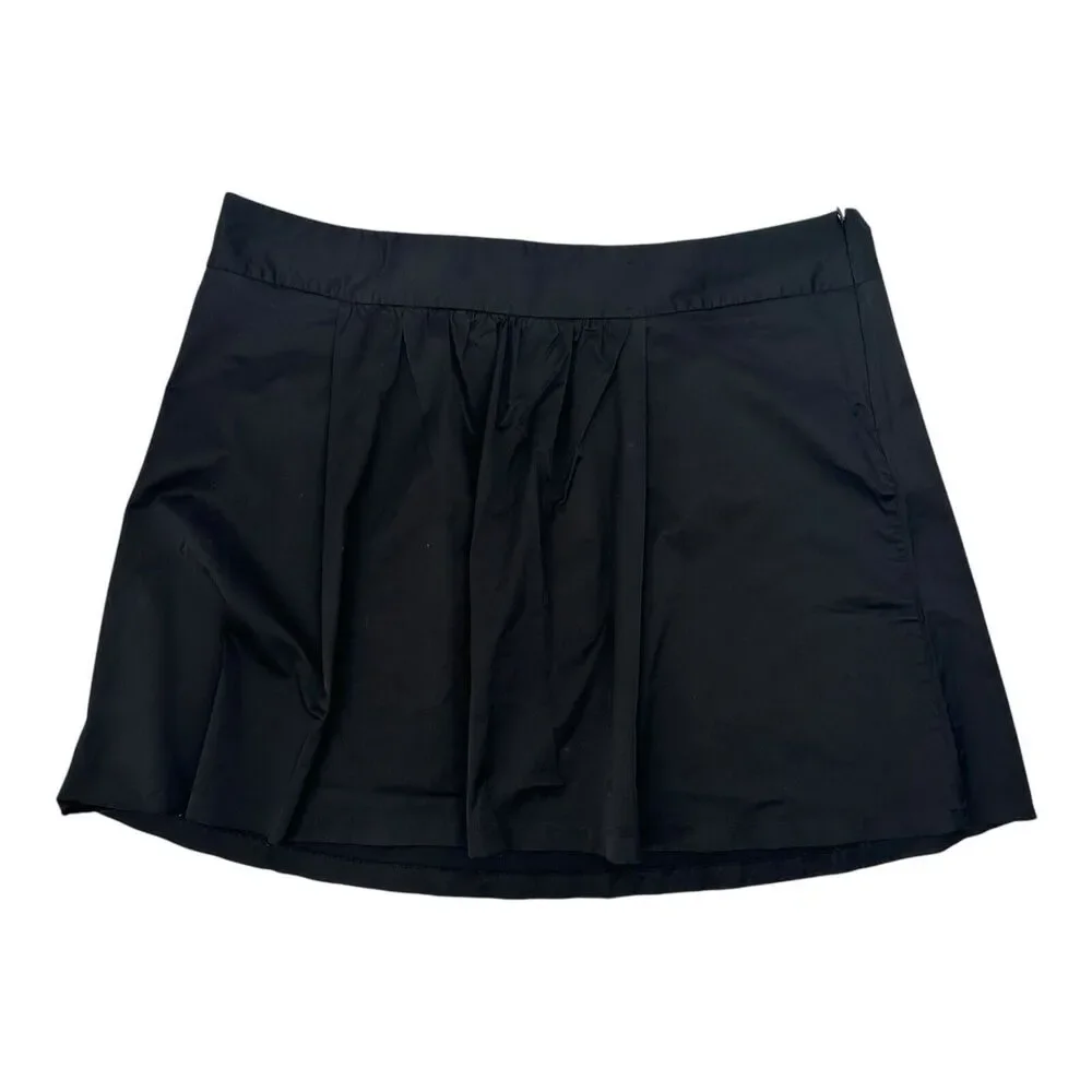 Lane Bryant Skirt Plus Size 28 4X A-Line Satin Black Witch Goth Skater Grunge - Picture 5 of 11